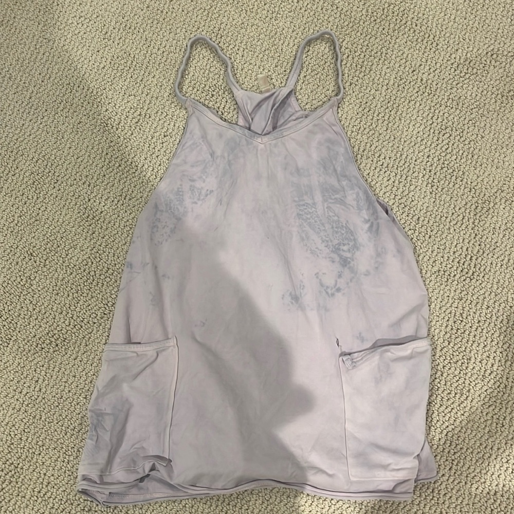Damaged free people hot shot mini dress
